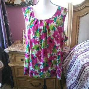 NWT Kasper Sleeveless Blouse